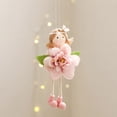 thumbnail image 3 of Spring Fairy Statue Flower Fairy Hanging Flower Fairy Statue Fairy Garden Decorations Suitable For Indoor And Outdoor Fairy Garden Accessories Home Decoration Hanging Pig for Car Rocking Ornament, 3 of 3