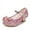 Pink, variant on TMOYZQ Girls Bow Dress Shoes Toddler Sparkling Princess Shoes Glitter Flower Little Girl Flats Mary Jane Low Heels Stage Performance Princess Shoes