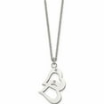 thumbnail image 3 of Stainless Steel Polished With Cz Hearts 16.5In 2In Ext Necklace Made In China -Jewelry By Sweet Pea, 3 of 3