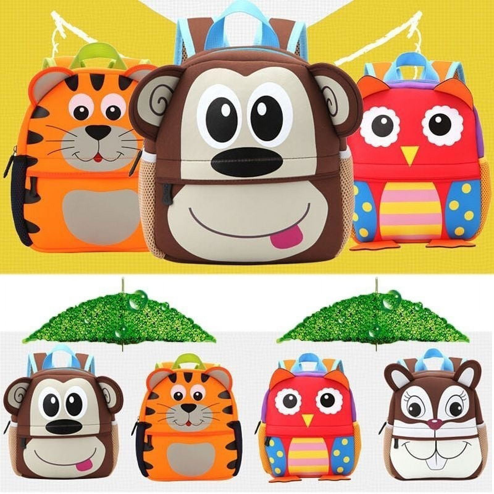 Cute Kid Toddler Backpack Kindergarten Schoolbag 3D Cartoon Animal Bag ...