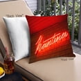 thumbnail image 1 of Ahgly Company Neon Neon Outdoor Throw Pillow, 18 inch by 18 inch, 1 of 6