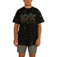 thumbnail image 1 of Comida chatarra para hombre AC/DC para aquellos a punto de rockear camiseta gráfica negra S, 1 of 5