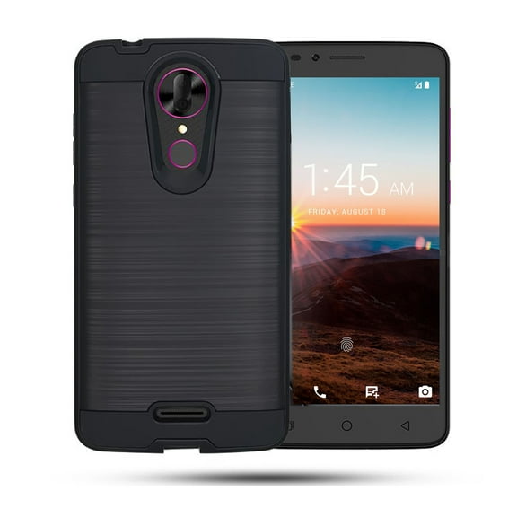 Coolpad RevvL Plus Hybrid Metal Brushed Shockproof Tough Case Cover