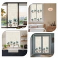 thumbnail image 7 of Victorian Style Window Privacy Film Vintage Blue Flowers Broccoli Decorative Glass Window Film UV Blocking Static Cling Non-Adhesive Sticker Covering for Home Door 35.4x78.7 inches, 7 of 7
