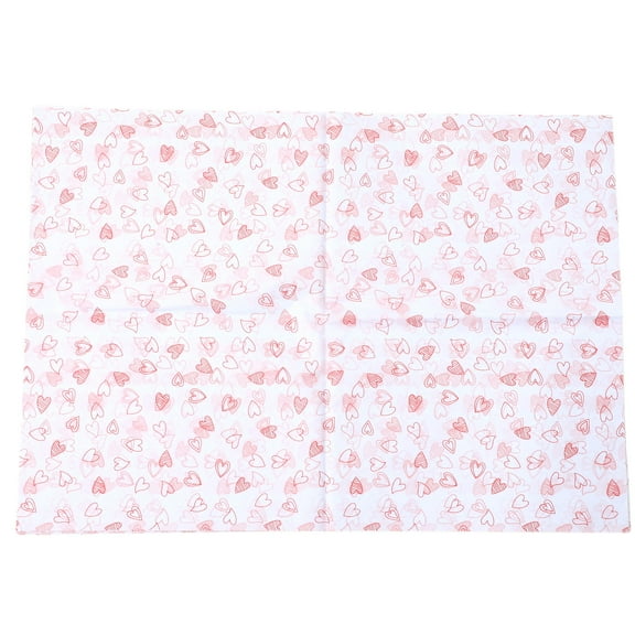 DEEPCRAFF 28 Sheets of Red Heart Pattern Tissue Paper for Craft Projects and present Packaging