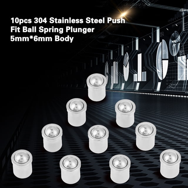 Pressure Spring Plunger Ball Ball Plunger 10 Ball Plungers For Molds Mechanical Devices Automatic Machines Clamps