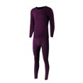 thumbnail image 1 of Chemises à Manches Longues pour Hommes Chemises à Manches Longues pour Hommes Coton Uni Coton Mince Col Rond Manches Longues sous-Vêtements Pantalon Ensemble, 1 of 8