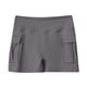 thumbnail image 5 of Pantalones cortos deportivos de moda para mujer, de color liso, cintura alta, que realzan las caderas, con bolsillos, 5 of 5