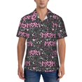 thumbnail image 5 of KLL Men's Hawaiian Shirt Short Sleeve Button Down Beach Shirts-Lovely Mom Ever, 5 of 6