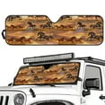 thumbnail image 2 of Uorisanigo Windshield Sun Shade for Jeep Wrangler JL JLU 2018-2025 Jeep Gladiator Western Horse Front Window Sunshade for Wrangler JL/Gladiator Sun Visor Summer Must Have Car Accessories, 2 of 7