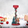 thumbnail image 4 of Candelabro de Navidad para decoración, candelabro de árbol de Navidad para decoración, soporte de resina para velas, soporte para velas de árbol de Navidad para decoración del hogar, soporte para sala, 4 of 5