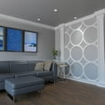 thumbnail image 4 of Ekena Millwork Large Beacon 23 3/8"W x 23 3/8"H PVC Decorative Fretwork Wall Panels, 4 of 10