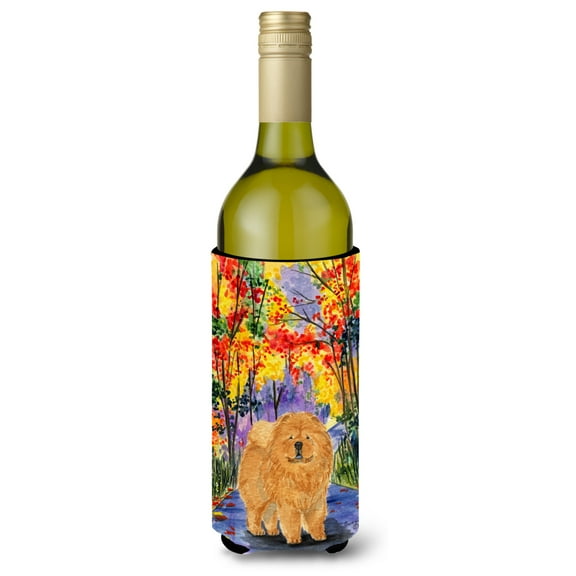 Caroline's Treasures SS7001LITERK Chow Chow Wine Bottle Hugger, Wine Bottle, multicolor