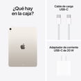 thumbnail image 5 of iPad Air 11 pulgadas WiFi 128GB Blanco estelar M4, 5 of 5
