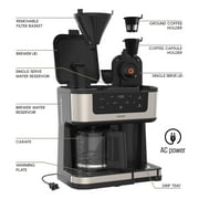 Savour Dual Coffee Maker, Programmable 12-Cup Coffee Pot & Single Serve Coffee Machine