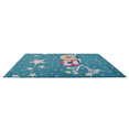 thumbnail image 3 of Blue Adorable Kids Area Rug Carpet with Animals Pink Owls and White Stars, 6x9 (6'7" x 9'2", 200cm x 280cm), 3 of 3