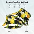 thumbnail image 2 of Xecao Orange and Lemon Print Men and Women Night Reflective Hat Runner Cap Visor Bucket Hat Boonie Cap, 2 of 6