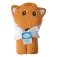 thumbnail image 2 of Luvable Friends Baby Boy Cotton Animal Face Hooded Towel, Fox, One Size, 2 of 3