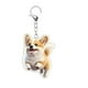 thumbnail image 2 of Colgante de corgi de Aifeiben, adorno festivo de acrílico, llavero de chihuahua con pelo de perro, adorno colgante de acrílico 2D para perro, decoración de jardín, decoración navideña y de Halloween., 2 of 5