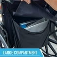 thumbnail image 6 of DMI Wheelchair Storage Bag with Pockets, Universal Mobility Accessory, Easy Install, Black, 6 of 8