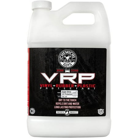 Chemical Guys TVD_107 V.R.P. Vinyl, Rubber and Plastic Non-Greasy Dry-to-the-Touch Long Lasting Super Shine Dressing for Tires, Trim and More, 1 Gal