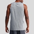 thumbnail image 6 of FRSASU Men's Athletic Workout Tank Tops, Casual Crew Neck Sleeveless Summer Classic Breathable Muscle Tee Gray, 6 of 8