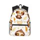 thumbnail image 1 of Disketp Sloth Yoga Mochila Ligera Clásica con Múltiples Bolsillos, Mochila Casual para Hombre y Mujer, Ideal para Escuela, Trabajo y Viajes, 1 of 6