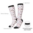 thumbnail image 4 of Naloa Cute Dog Thigh High Socks Extra Long Stretchy Sock Women Over Knee High Opaque Stocking Daily Wear, 4 of 6