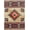 Off-White, variant on Well Woven Tulsa Lea Traditional Vintage Southwestern Tribal Crimson 5'3" x 7'3" Area Rug