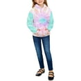 thumbnail image 4 of luvamia Girls Tie Dye Hoodie with Pocket, Sizes 4-13, 4 of 6