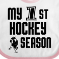 thumbnail image 4 of Inktastic My 1st Hockey Season Boys Baby Bib, 4 of 4