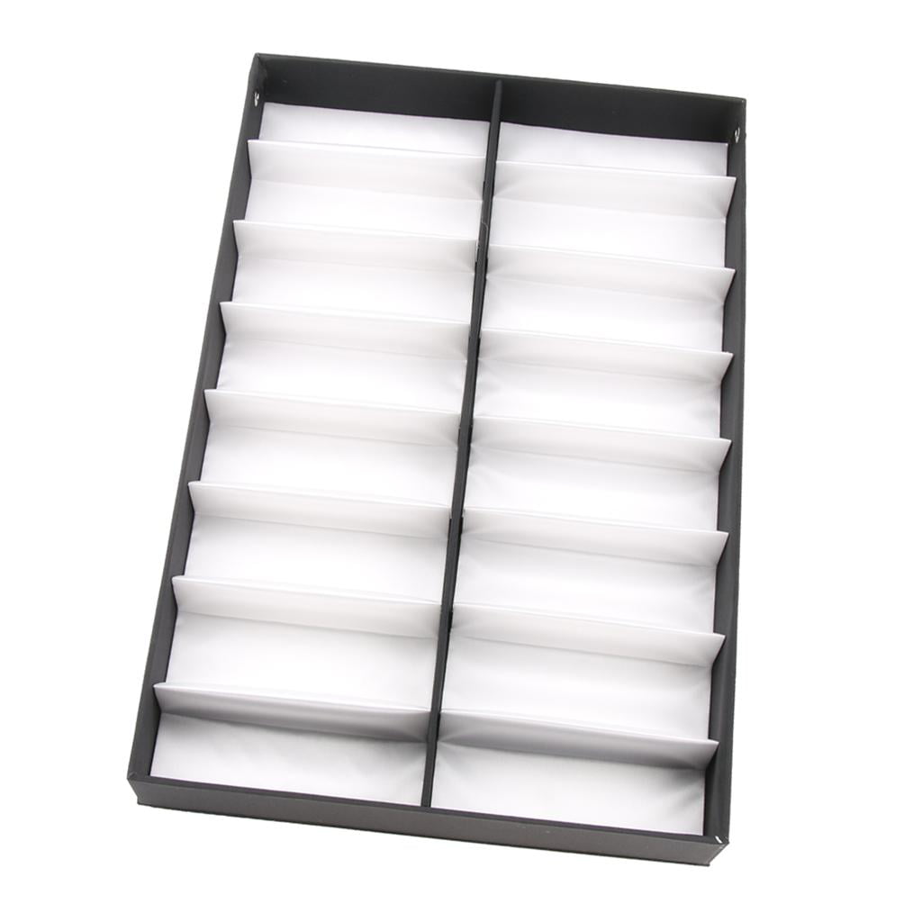 16 Slots Eyeglasses Storage Box Sunglasses Jewelry Display Case