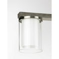thumbnail image 2 of Progress Lighting Mast 4-Light Island Pendant, Brushed Nickel, Clear and Etched Glass Shades, 2 of 4