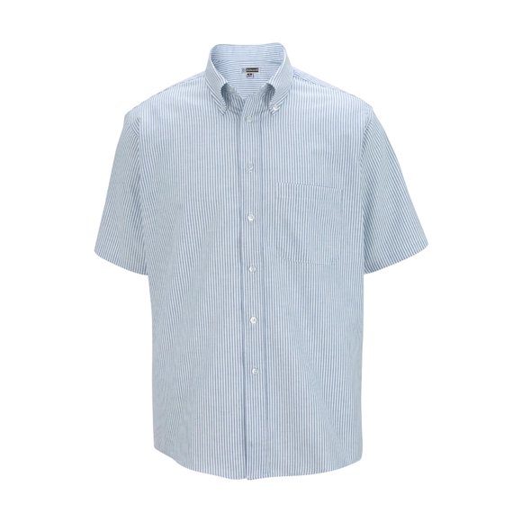 EDWARDS MEN'S SHORT SLEEVE OXFORD SHIRT