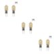 thumbnail image 4 of Toystoory Mini bombilla LED de 2 uds., luces nocturnas emisoras de luz de 360 ​​grados para candelabros, lámparas de mesa, iluminación de armario Type1 NO1 Toystoory CBP167224, 4 of 6