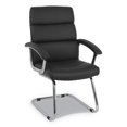 thumbnail image 1 of HON Traction Guest Chair with SofThread Leather, in Black (HVL102), 1 of 5