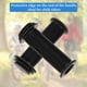 thumbnail image 4 of Advancent 2 unids/set de seguridad mejorada para motocicleta tipo Cafe Racer empuñaduras redondas para manillar negro, 4 of 6
