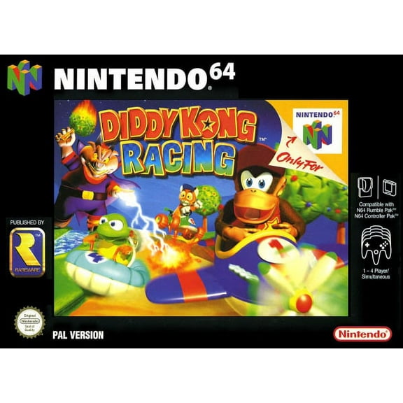N64 Game US Version of Diddy Kong Racing