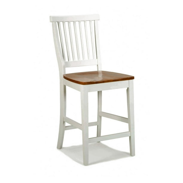Oak Counter Height Stool, White Wood Bar Stools With Back
