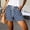 Blue, variant on Polka Dot Shorts Women Elastic Waist Shorts Elastic High Waisted Casual Going Out Shorts Pink,L