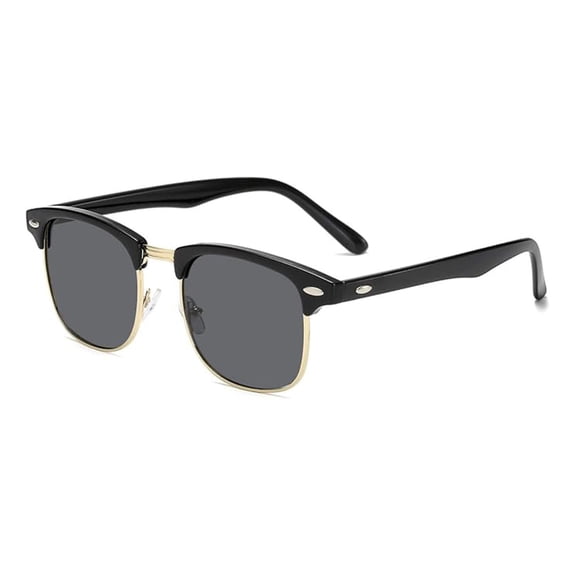Retro Half Frame Cycling Sunglasses For Men And Women With Windproof And Foldable Design