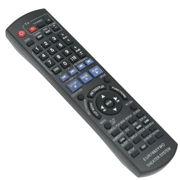 EUR7662YW0 Remote for Panasonic DVD SC-PT750 SC-PT753 SC-PT950 SC-PT1050 SCPT953