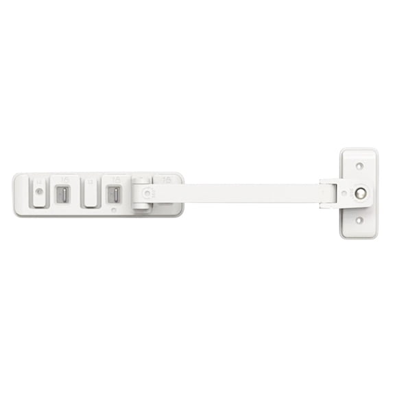 Adjustable Window Lock with Key, Aluminum Alloy Window Stoppers for Home, Office, Window Security Device, Window Stoppers for Safety, C