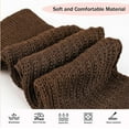 thumbnail image 4 of Slouch Socks Womens Scrunch Knee-High Boot Socks Slouchy Extra Long Soft 3 Pairs Stacked Socks Size 5-11, 4 of 7