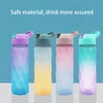 thumbnail image 3 of Matsuzay Botella de agua de 600ml, vaso portátil para beber con asa, hervidor reutilizable para trabajo al aire libre, vasos de viaje, degradado azul y Type2 NO2 Matsuzay HA064978-03, 3 of 6