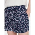 thumbnail image 5 of Joyspun Women's Woven Pajama Boxer Shorts, 3'' Inseam, Sizes XS-3X, 5 of 7