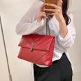 thumbnail image 4 of Sywqhk Moda Mujer Pu Cuero Messenger Bag Casual Señoras Cadena Bolsos (Rojo) Sywqhk Para estrenar, 4 of 9