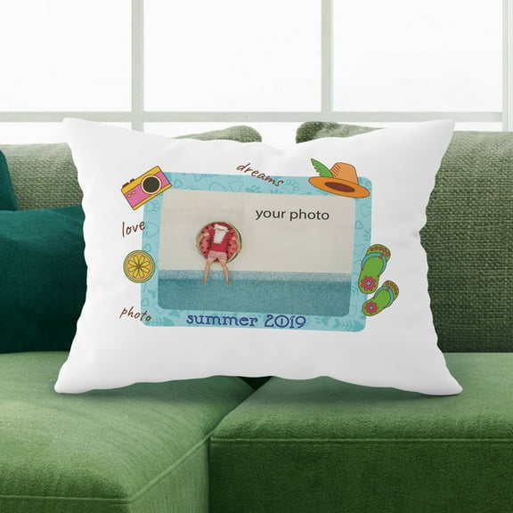 Personalized Vacation Pillow Case with Picture