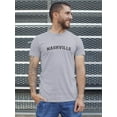 thumbnail image 2 of Text Nashville Men T-Shirt, Male 3X-Large, 2 of 4