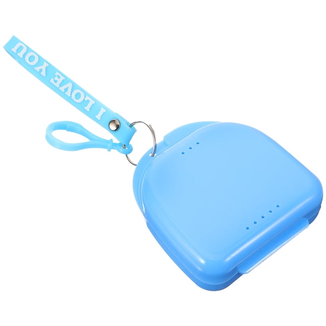 WORGEOUS Estuche de retenedor Estuche multiusos para dentaduras Estuche de retenedor de viaje Caja de protección para protector bucal Caja pequeña